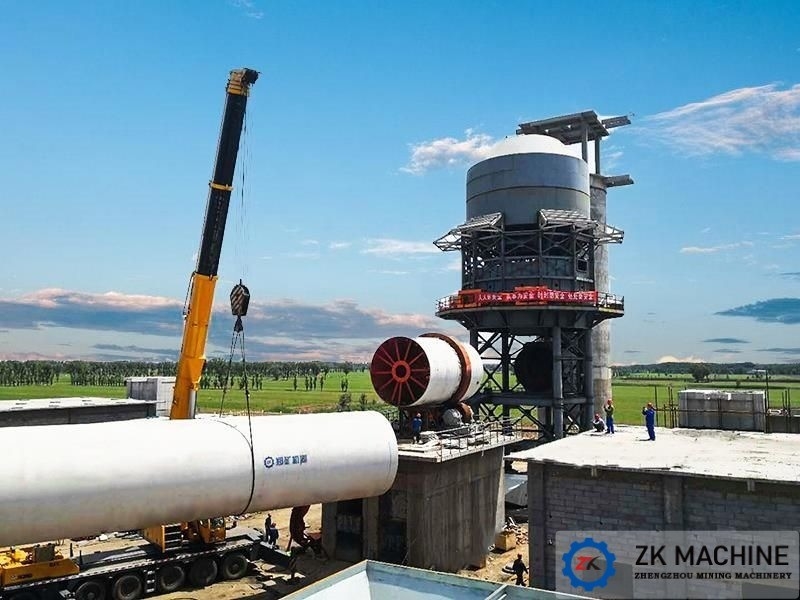Nieuw ontwerp 600 T/D Productielijn voor actieve kalk met voorverwarming