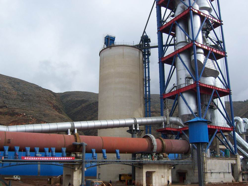 De droge Productielijn van het Typecement, Machine 50 T/D van de Cementfabriek - 1500 T/D