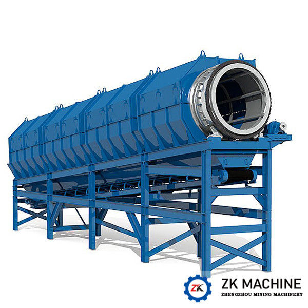 Ac Motor Gts Series 5.5m Rotary Trommel Screen voor Leca Granulating