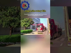 Magnesiet roterende oven levering