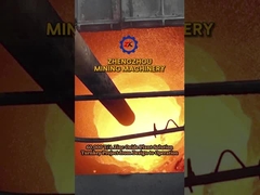 Zinkoxide roterende oven calcinatieapparatuur elektrische oven as recycling